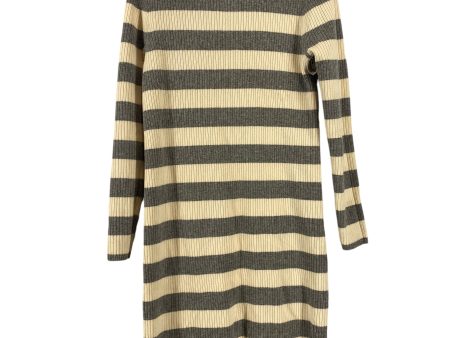 Dress Sweater By J. Crew In Cream & Grey, Size: S Online Sale