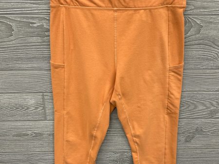 Athletic Leggings By Clothes Mentor In Orange, Size: L Online Hot Sale