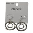 Earrings Dangle Drop By Chicos In Silver Hot on Sale