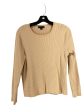 Top Long Sleeve By J. Crew In Cream, Size: L For Discount