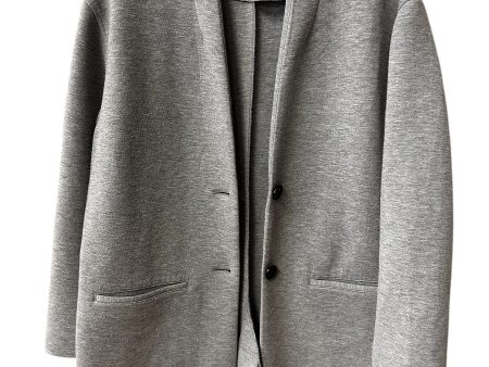 Jacket Fleece By J. Crew In Grey, Size: S Supply