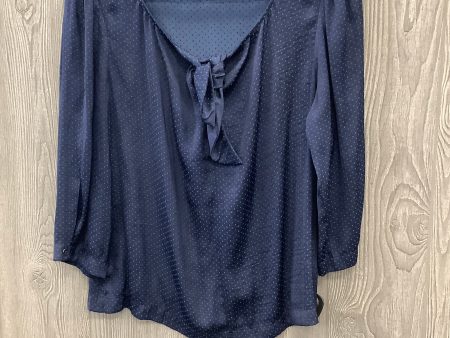 Blouse 3 4 Sleeve By Cabi In Navy, Size: M Online