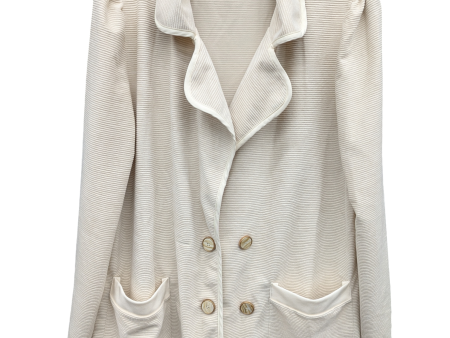 Blazer By Clothes Mentor In Cream, Size: 2x Supply