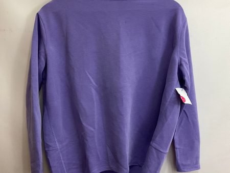 Athletic Top Long Sleeve Collar By Lululemon In Purple, Size: 4 Sale