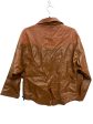 Jacket Moto By Nasty Gal In Brown, Size: 8 For Discount