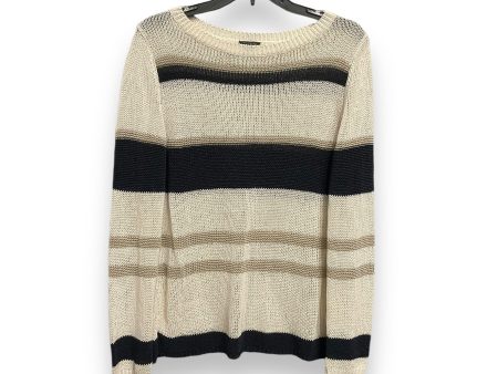 Sweater By Ann Taylor In Striped Pattern, Size: L For Sale