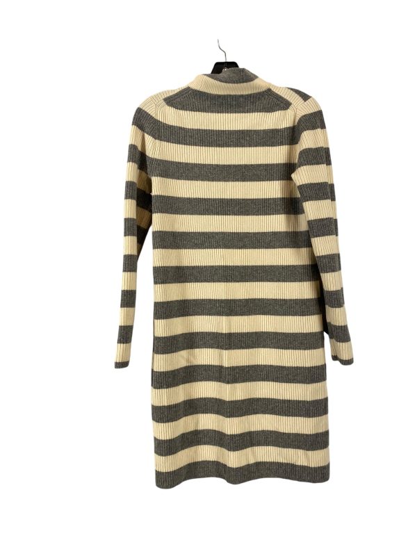 Dress Sweater By J. Crew In Cream & Grey, Size: S Online Sale