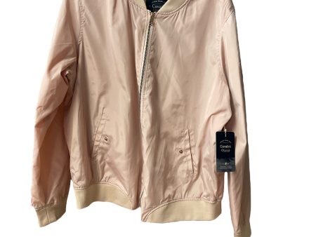 Jacket Windbreaker By Clothes Mentor In Pink, Size: 2x For Cheap