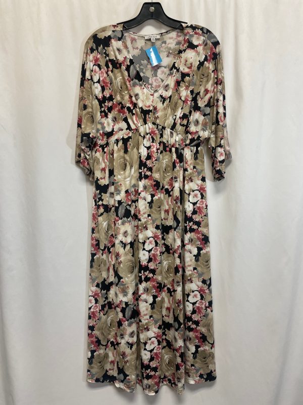 Dress Casual Midi By White Birch In Tan, Size: M Cheap