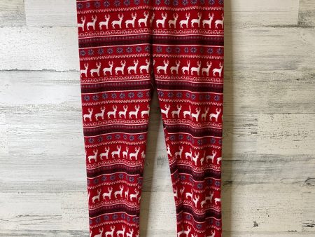 Pajama Pants By Pink Republic In Red, Size: S For Cheap