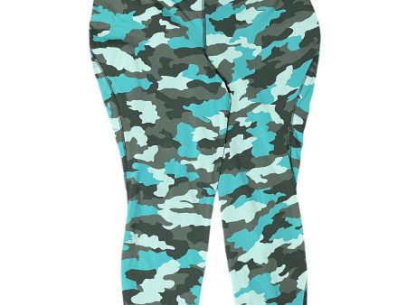 Athletic Leggings By Lululemon In Camouflage Print, Size: 18 For Cheap