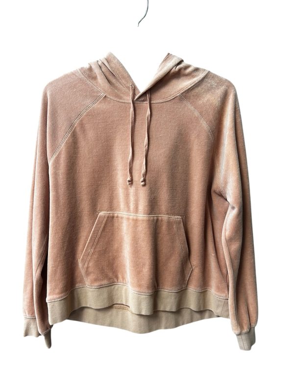 Sweatshirt Hoodie By J. Crew In Brown, Size: M For Sale