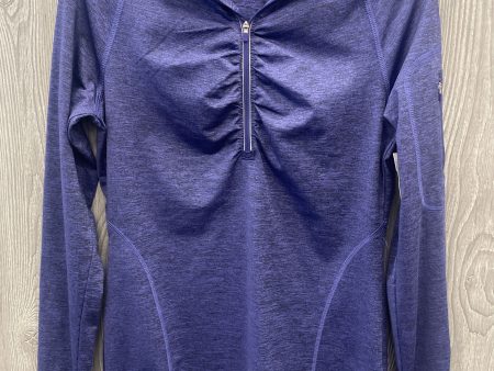 Athletic Top Long Sleeve Collar By Kirkland In Purple, Size: S For Discount