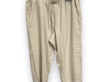 Athletic Pants By Gapfit In Cream, Size: L Online Sale