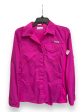 Athletic Top Long Sleeve Collar By Columbia In Pink, Size: M Cheap