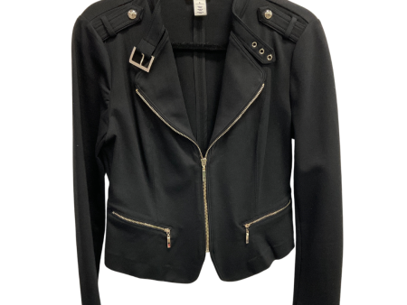 Jacket Moto By White House Black Market In Black, Size: S Sale