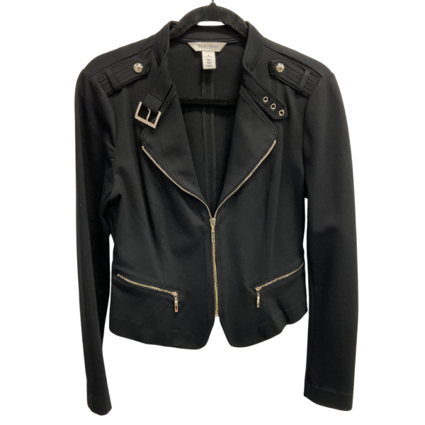 Jacket Moto By White House Black Market In Black, Size: S Sale