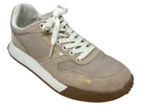 Layla Lace Up Sneakers By Sam Edelman In Limestone Suede Natural, Size: 10.5 For Cheap