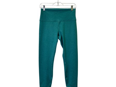 Athletic Leggings By Lululemon In Aqua, Size:10 For Cheap