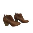 Boots Ankle Heels By Dv In Brown, Size: 7.5 For Cheap