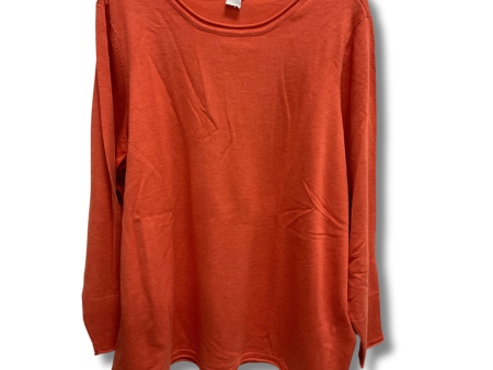 Sweater By Chicos In Orange, Size: Xl Hot on Sale