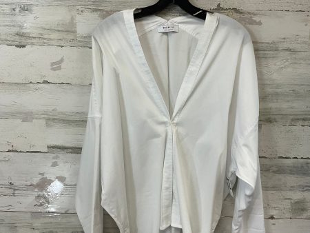 Blouse Long Sleeve By Bailey 44 In White, Size: M Hot on Sale