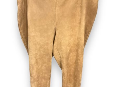 Pants Leggings By Zac And Rachel In Brown, Size: 2x For Discount