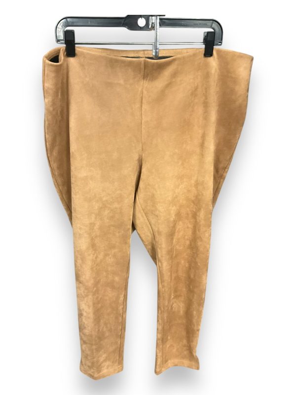 Pants Leggings By Zac And Rachel In Brown, Size: 2x For Discount