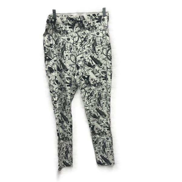 Pants Leggings By Disney Store In Black & White, Size: 18 Online