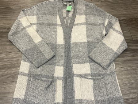 Cardigan By American Eagle In Grey & White, Size: M Supply